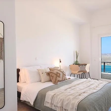 アパート Enne For Views & Tranquility Ftelia (Mykonos)