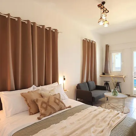 アパート Enne For Views & Tranquility Ftelia (Mykonos)